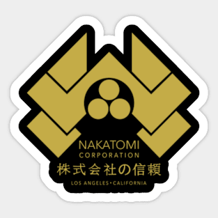 Nakatomi Corporation Gold Variant Sticker